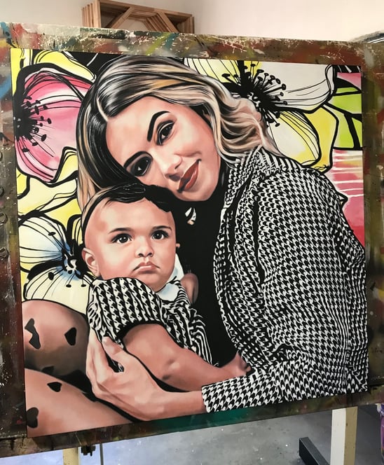 as pinturas personalizadas são feitas à mão pelo artista Sérgio Astral. POP-ART
