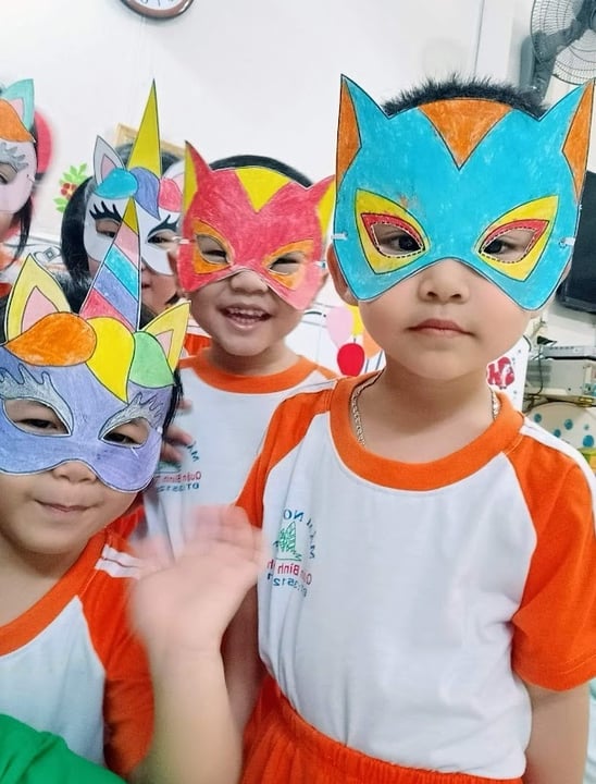 Hình các bé trường Mầm Non 1-6