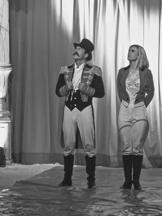 Danetto et Arta sous le chapiteau du Cirque d'Hiver Bouglione On Tour