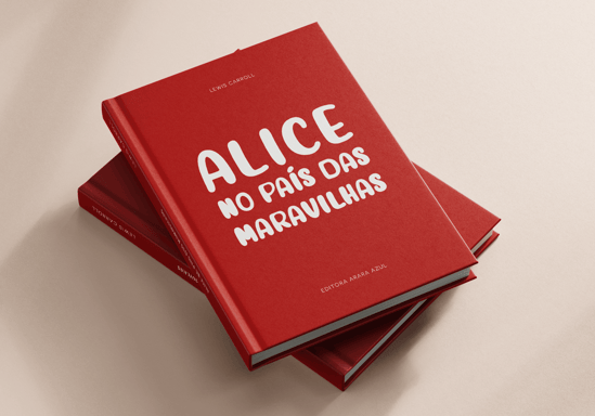 Alice no País das Maravilhas- Diagramação do Livro