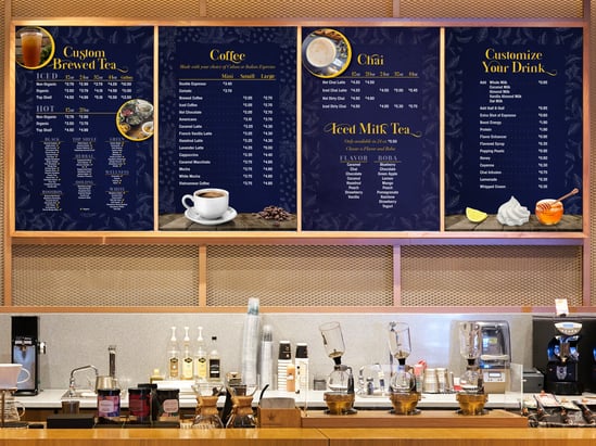 Royal Tea Menu