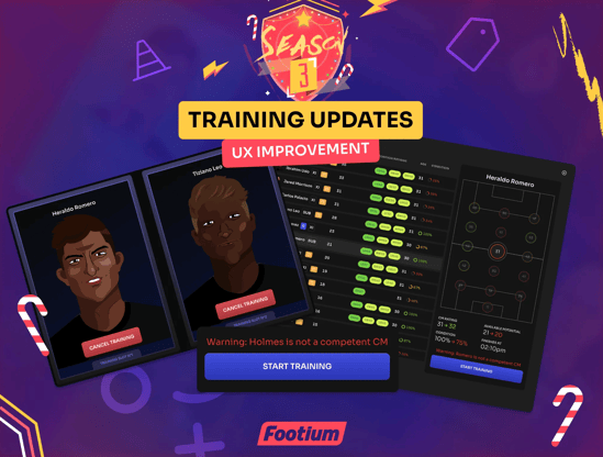 Footium Training Update