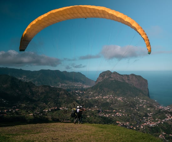 Paragliding in Madeira island