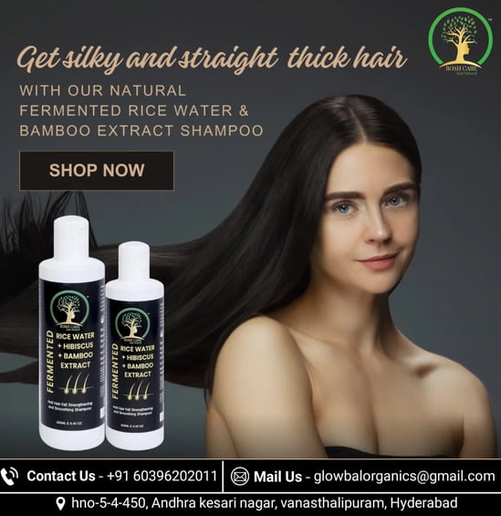 rice water bamboo organic shampoo