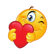 Emoji tenant un cœur, illustrant les bienfaits du cours proposé