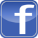 a facebook logo with the word facebook on it