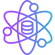 Vector icon of a brain and line graph symbolising machine learning and data science