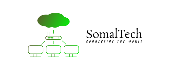 SomalTech Connecting the world logo
