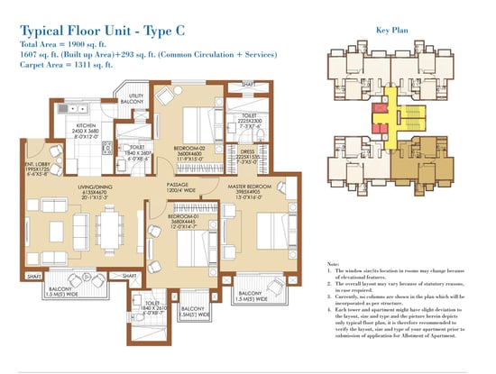 ATS Gold Meadows Lifestyle Derabassi Floor Plan