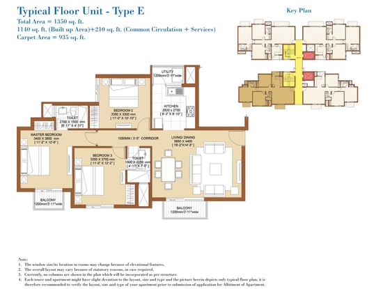 ATS Gold Meadows Lifestyle Derabassi Floor Plan