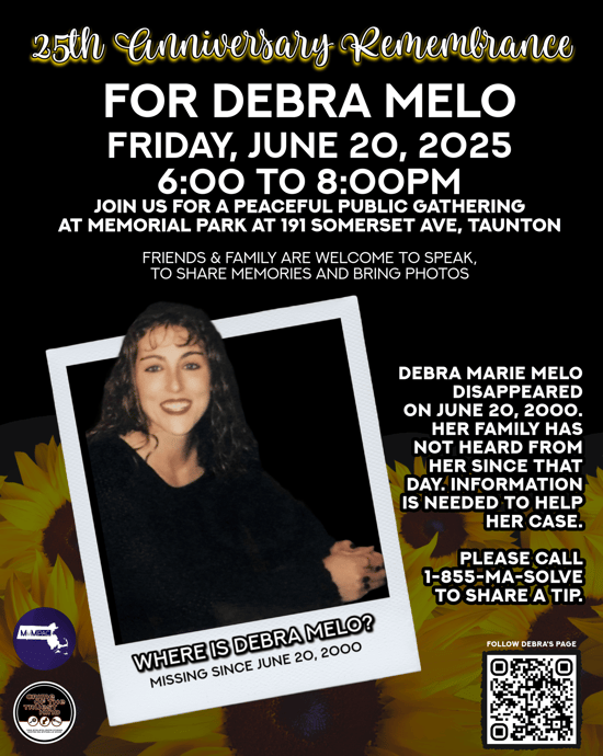 Debra Melo 25th anniversary remembrance
