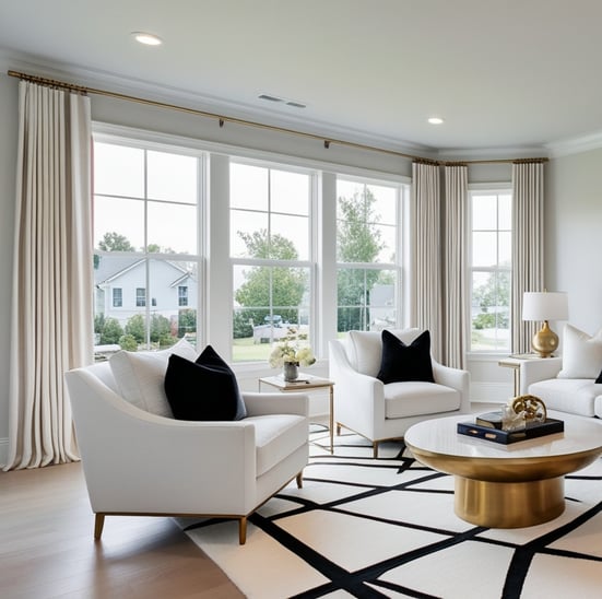 a living room with a couch and a coffee table northern virginia