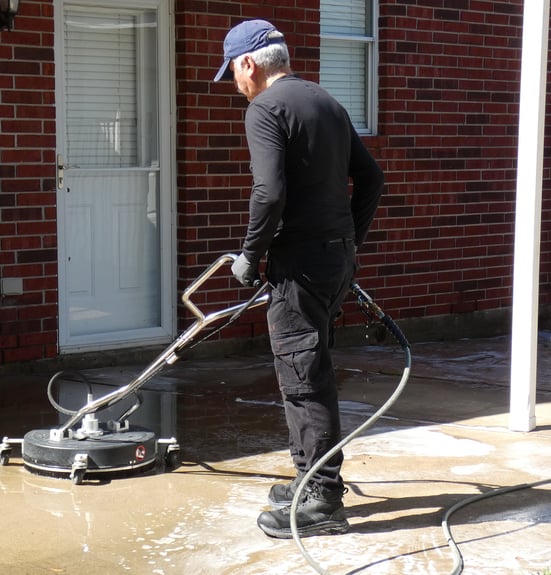 pressure washing