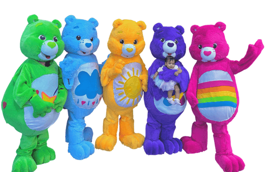 fabricacion de botargas para espectaculos infantiles de ositos cariñositos