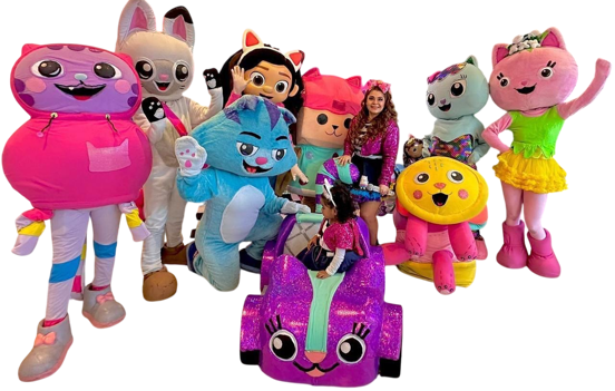 fabricacion de botargas para espectaculos infantiles de gabby doll house