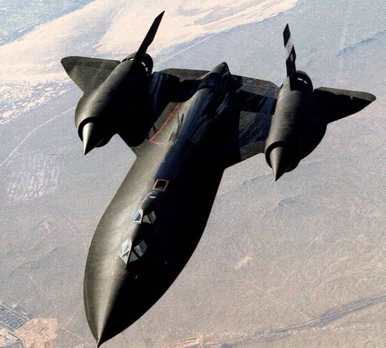 Blackbird en pleno vuelo 