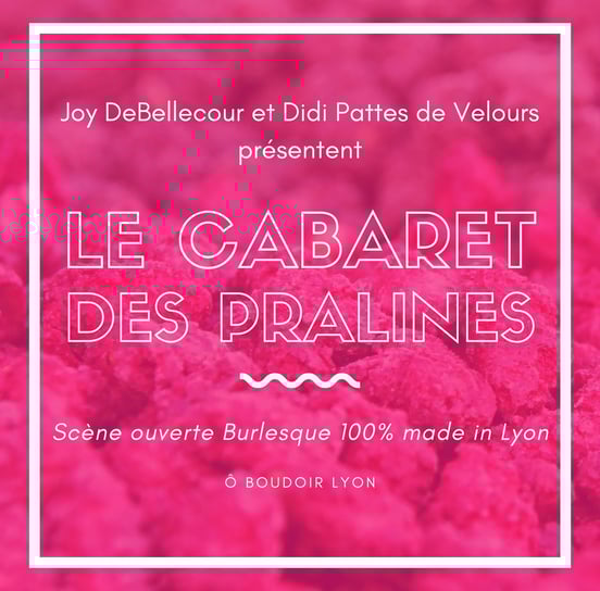 flyer Le Cabaret des Pralines