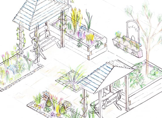 A small accessible garden design proposal