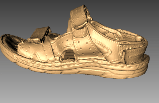 Escaneo 3D de zapatos
