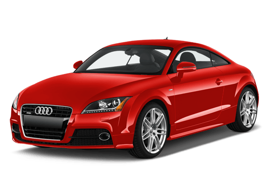 a red audi