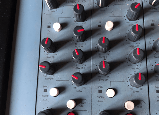 The heart of the sound: a detailed look at the equalizer section of an Oram BEQ 24/32.