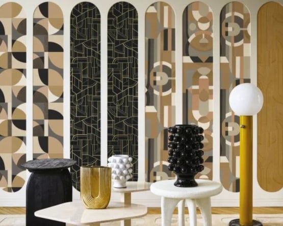 collection de papier peint faubourg des lumières de la maison casamance inspiration art deco