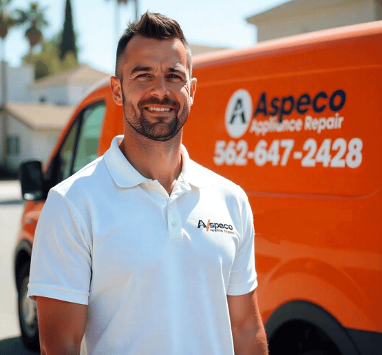 Aspeco appliance repair technician van Los Angeles