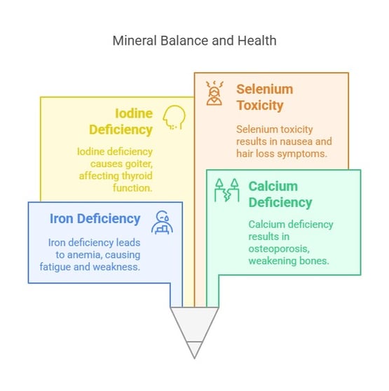 Deficiency & Toxicity of minerals