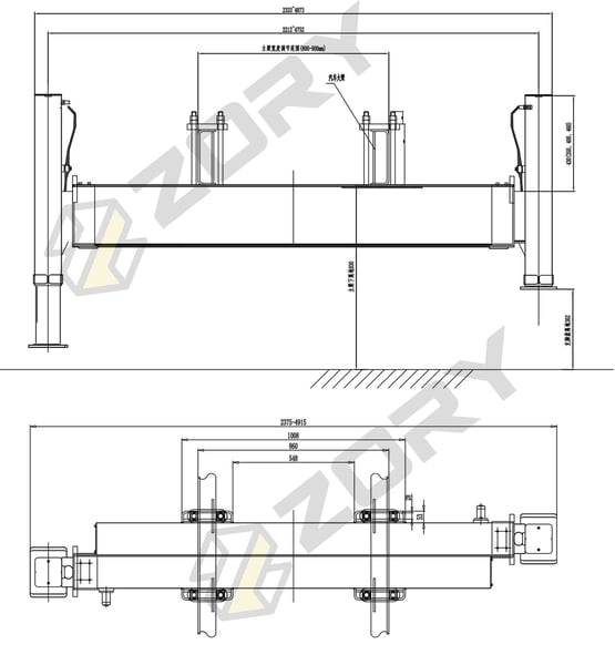 Double-Acting Hydraulic Telescopic Rear Outrigger