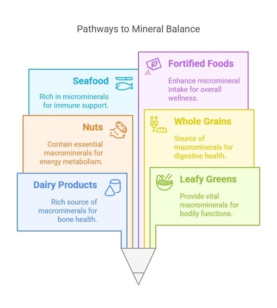 Sources of balanced mineral diet