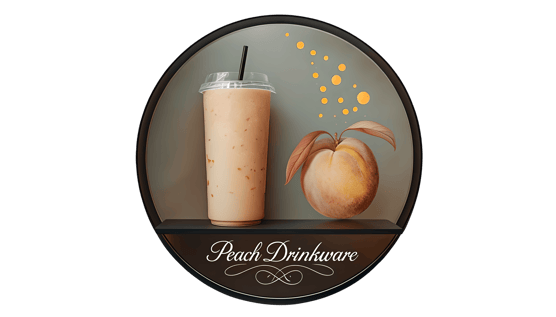 Peach Drinkware logo