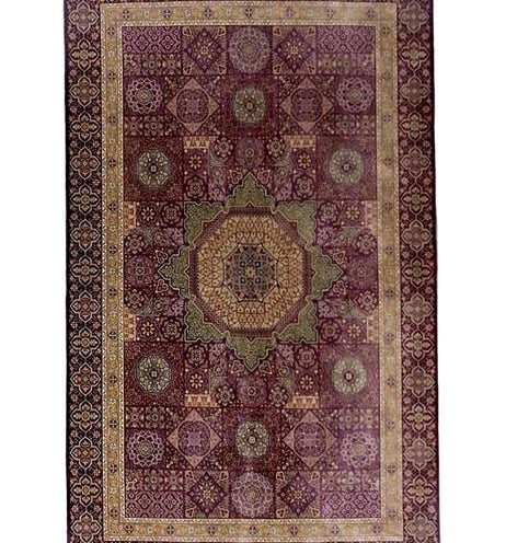 Silk Mamluk - 190cm x 120cm (6'3 x 4') - Silk Rug - HANDMADE RUG COMPANY