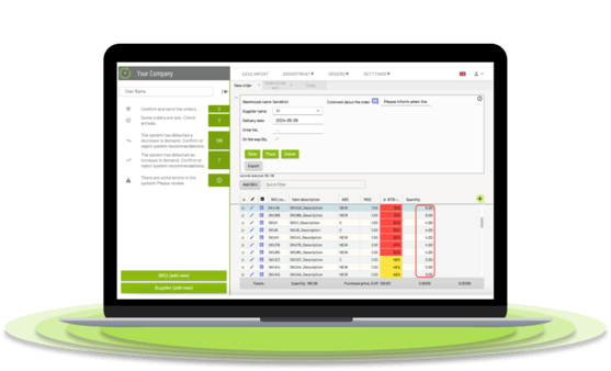 fluentSTOCK - purchase order management