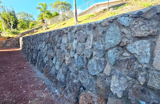 retaining wall built in honolulu, hawaii