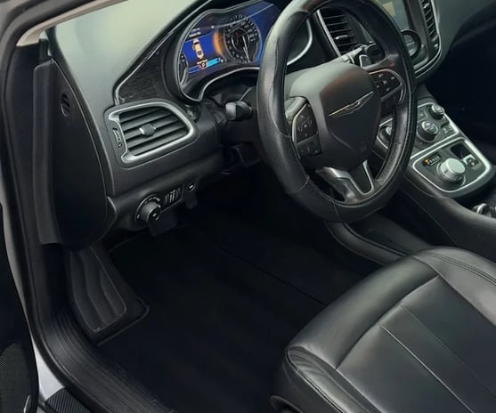 Interior Detailing Image “Deep interior car detailing with steam cleaning and vacuuming of seats"