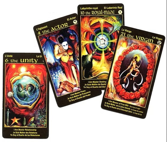 Major Arcane Tarot Cards I Am One Tarot Deck