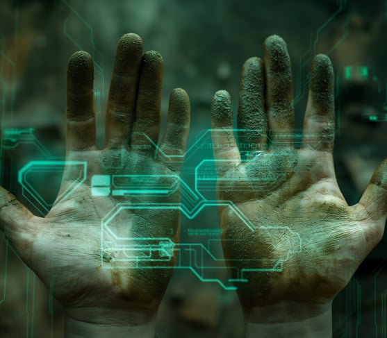 a person holding their hands up to the camera