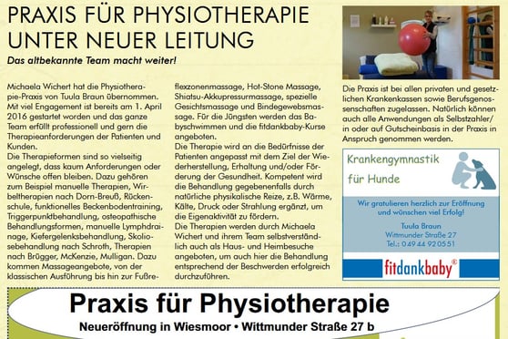 Zeitungsartikel 2016