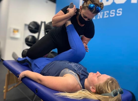PNF stretch - assisted stretch