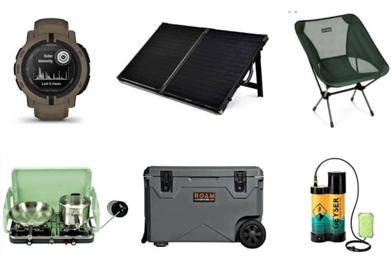 camping accessories garmen tracker solar stoves chairs power heaters in Texas