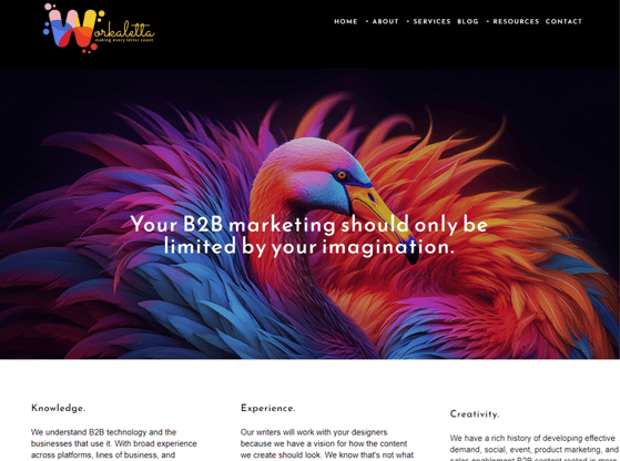Workaletta marketing agency that maximizes budget by integrating AI and Human Experience your budget