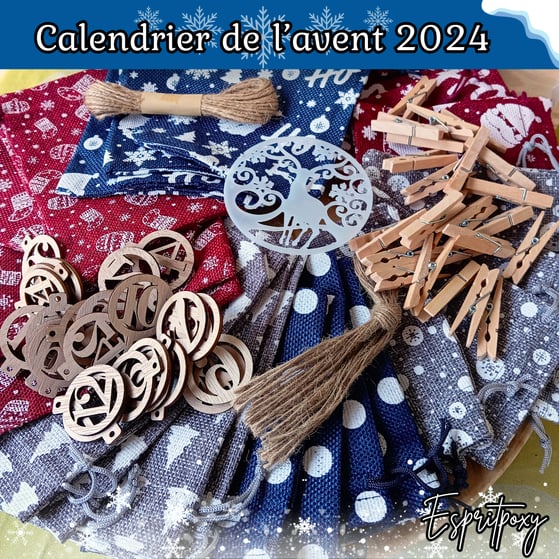 Calendrier de l'avent Espritpoxy