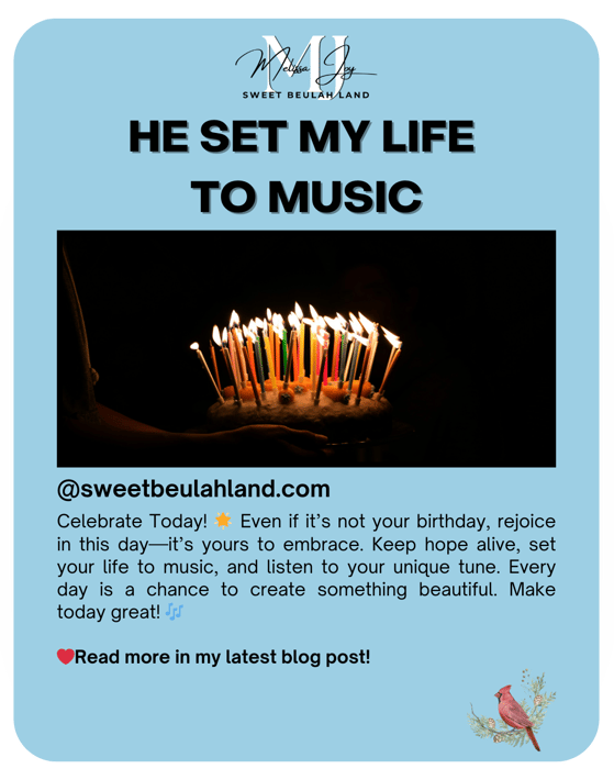 he set my life to music blog post