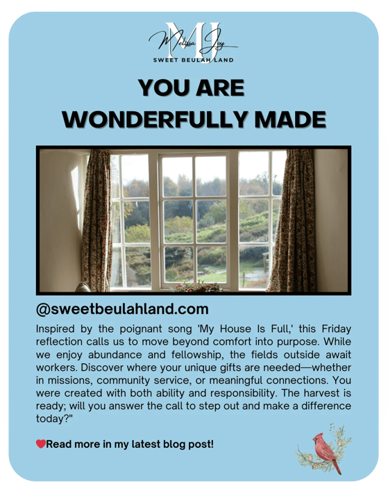 blog post you are wonderfully made