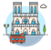 illustration Cathédrale Notre-Dame de Paris