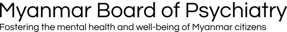 Myanmar Board of Psychiatry logo