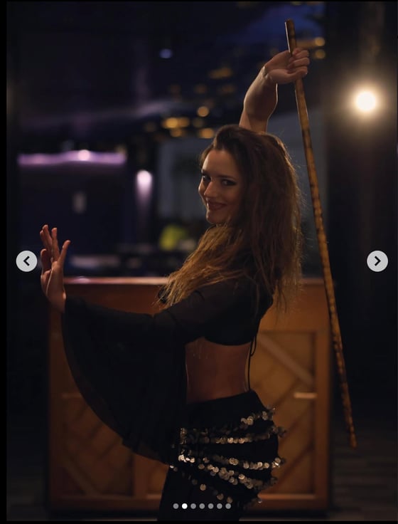 Saidi cane dance in a moody venue