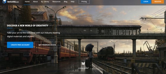 Site internet Textures.com