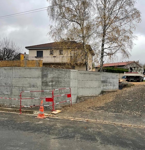 Mur de soutènement Billom