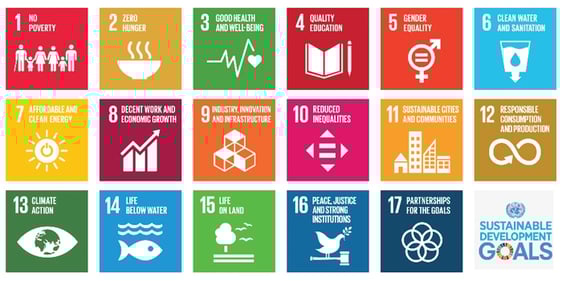 Sustainable Development Goals by United Nations SDGs TreeAndHumanKnot Reinventing Sustainability